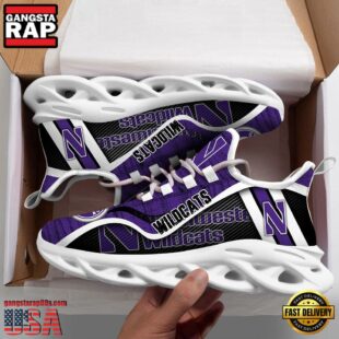 Northwestern Wildcats NCAA Clunky Max Soul Shoes Gift For Men Women