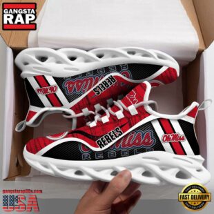 Ole Miss Rebels NCAA Clunky Max Soul Shoes Gift For Men Women