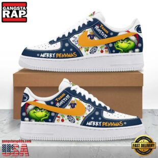 Penn State Nittany Lions Merry Christmas Team Air Force 1 Sneaker Shoes