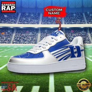 Personalized Name NCAA Duke Blue Devils Seminoles Air Force 1 Shoes