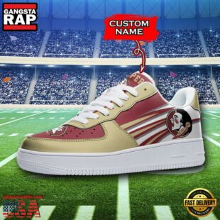 Personalized Name NCAA Florida State Seminoles Air Force 1 Shoes