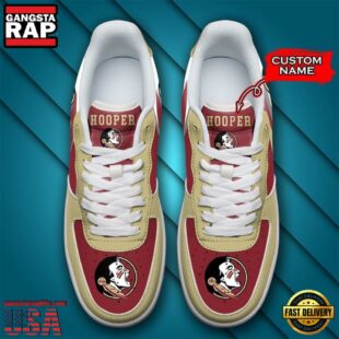 Personalized Name NCAA Florida State Seminoles Air Force 1 Shoes