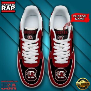 Personalized Name NCAA South Carolina Gamecocks Air Force 1 Shoes