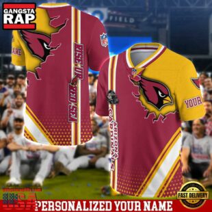 Personalized NFL Arizona Cardinals Team Logo Player Football Jersey