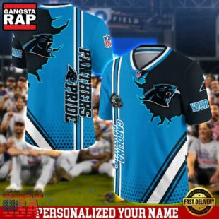 Personalized NFL Carolina Panthers Team Logo Player Football Jersey