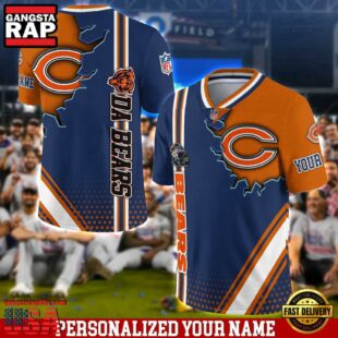 Personalized NFL Chicago Bears Team Logo Player Football Jersey