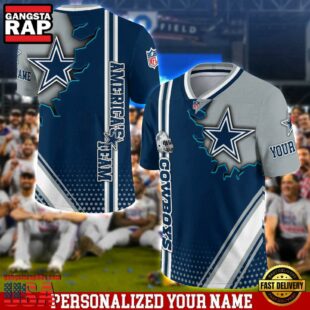 Personalized NFL Dallas Cowboys Team Logo Player Football Jersey