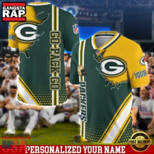 Personalized NFL Green Bay Packers Team Logo Player Football Jersey