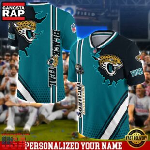 Personalized NFL Jacksonville Jaguars Team Logo Player Football Jersey