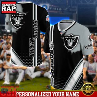 Personalized NFL Las Vegas Raiders Team Logo Player Football Jersey