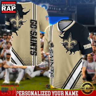 Personalized NFL New Orleans Saints Team Logo Player Football Jersey