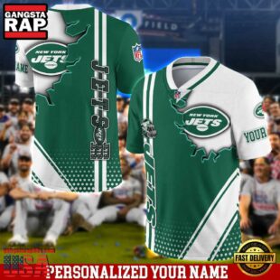 Personalized NFL New York Jets Team Logo Player Football Jersey