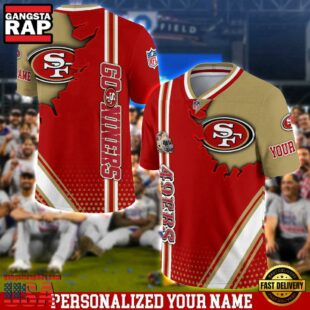 Personalized NFL San Francisco 49ers Team Logo Player Football Jersey