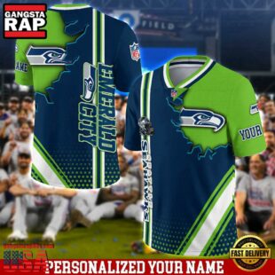 Personalized NFL Seattle Seahawks Team Logo Player Football Jersey