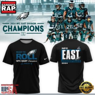 Philadelphia Eagles 2025 NFC 3D T-Shirt