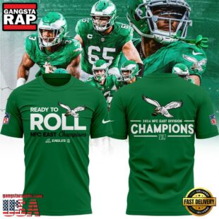 Philadelphia Eagles NFC EAST CHAMPIONS 3D T-Shirt