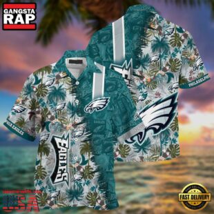 Philadelphia Eagles NFL Football Summer Hawaiian Shirt