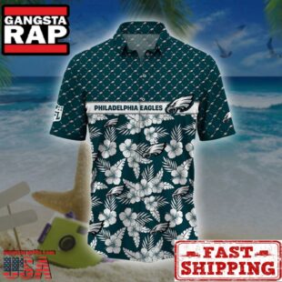 Philadelphia Eagles NFL Palm Leaves Hawaiian Shirt