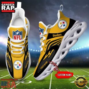 Pittsburgh Steelers NFL Limited New Design Max Soul Shoes