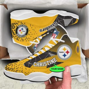 Pittsburgh Steelers NFL Personalized Jordan 13 Shoes