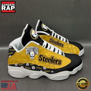 Pittsburgh Steelers NFL Ver 3 Air Jordan 13 Sneaker - Gift For Fans