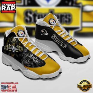 Pittsburgh Steelers NFL Ver 5 Air Jordan 13 Sneaker - Gift For Fans