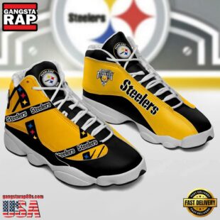 Pittsburgh Steelers NFL Ver 6 Air Jordan 13 Sneaker - Gift For Fans