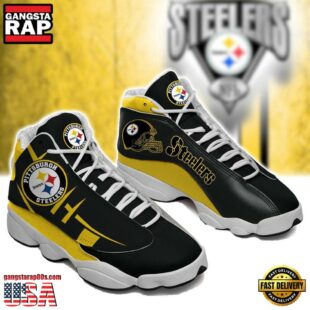 Pittsburgh Steelers NFL Ver 8 Air Jordan 13 Sneaker - Gift For Fans