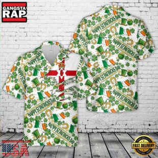 Saint Patrick'S Day Northern Ireland Hawaiian Shirts