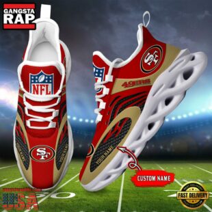 San Francisco 49ers NFL Limited New Design Max Soul Shoes