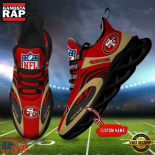 San Francisco 49ers NFL Limited New Design Max Soul Shoes