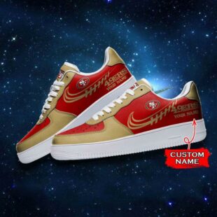 San Francisco 49Ers NFL Personalized Air Force Sneaker