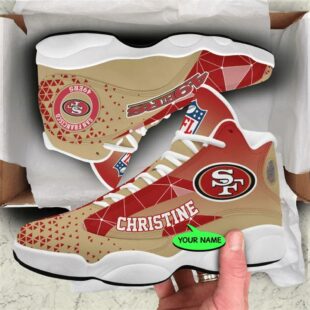 San Francisco 49ers NFL Personalized Jordan 13 Shoes