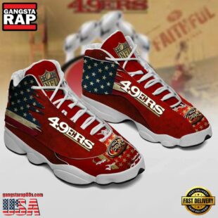 San Francisco 49Ers NFL Ver 7 Air Jordan 13 Sneaker - Gift For Fans