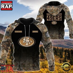 San Francisco Ers Personalized Your Name Hunting Camo Hoodie