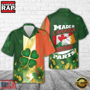 St. Patrick'S Day Canada Hawaiian Shirt