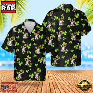 St. Patricks Day Cats Hawaiian Shirt