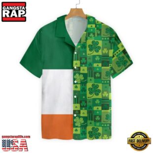 St Patrick'S Day Luck Of The Irish Aloha Hawaiian Shirt