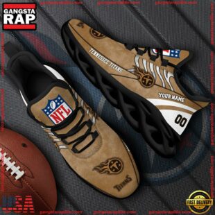 Tennessee Titans NFL Clunky Shoes For Fans Custom Name And Number