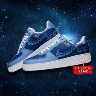 Tennessee Titans NFL Personalized Air Force Sneaker