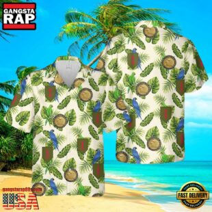 US Army 1st Medical Brigade Veteran Hawaiian Shirt