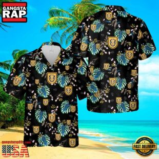 US Army 1st Special Forces Group 1st SFG Veteran Hawaiian Shirt Black