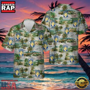 US Army 2-34 Armor Regiment Veteran Hawaiian Shirt