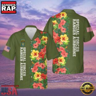 US Army - Camp Toombs- Airborne - Basic Training - Toccoa, Georgia Veteran Hawaiian Shirt