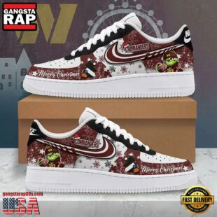 Washington Commanders Merry Christmas Team Air Force 1 Sneaker Shoes