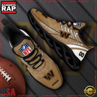 Washington Commanders NFL Clunky Shoes For Fans Custom Name And Number