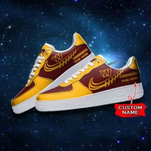 Washington Commanders NFL Personalized Air Force Sneaker