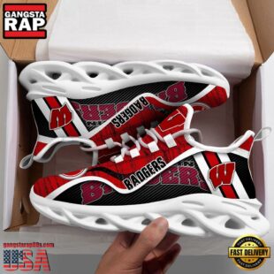 Wisconsin Badgers NCAA Clunky Max Soul Shoes Gift For Men Women