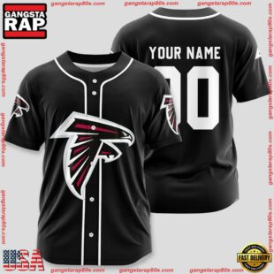 Custom Name And Number Atlanta Falcons NFL Sport Baseball Jersey