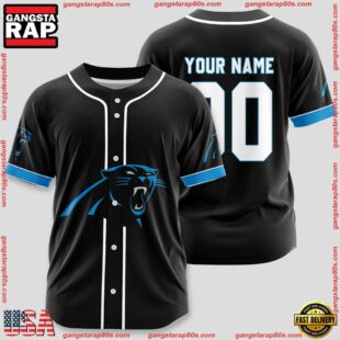 Custom Name And Number Carolina Panthers NFL Sport Baseball Jersey